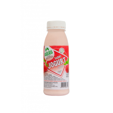 Sadni jogurt jagoda - Mlekarstvo Podjed